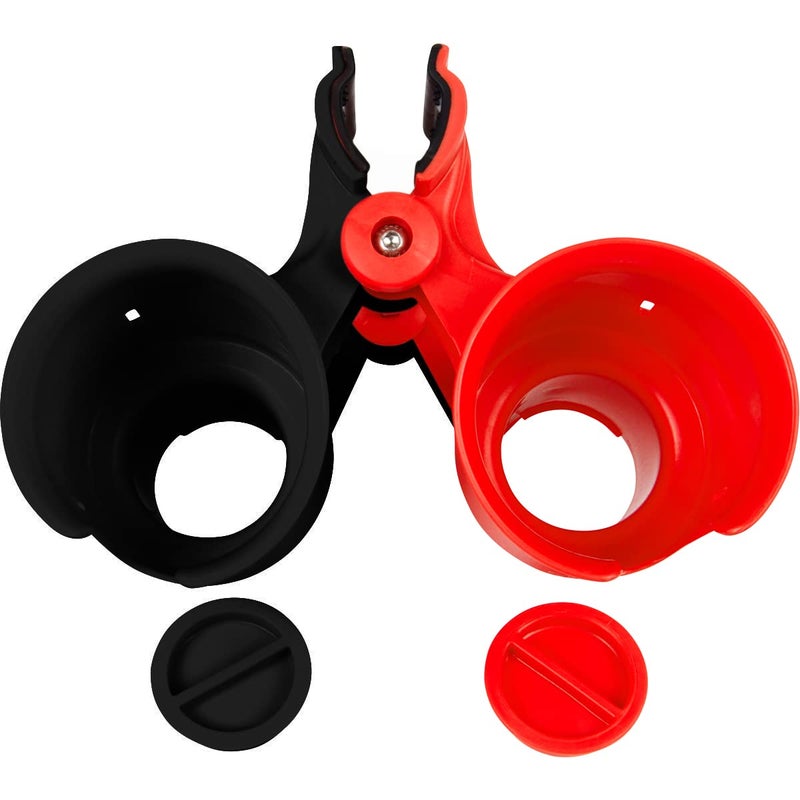 ROBOCUP, RED & Black, Updated Version, Best Cup Holder for Drinks, Fishing Rod/Pole, Boat, Beach Chair, Golf Cart, Wheelchair, Walker, Drum Sticks, Microphone Stand - Image 4
